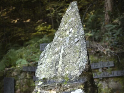 Xavier Panareda, al restaurar la fuente proyectó un prisma triangular central del que manan tres caños, correspondientes a cada una de las ninfas hermanas según la leyenda.
Fuente de las Nàiades, Montseny, Catalunya, España