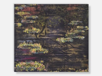 Water Lilies in Mu Reflection, Wang Tingxin, 2016. Courtesy of Halcyon Gallery