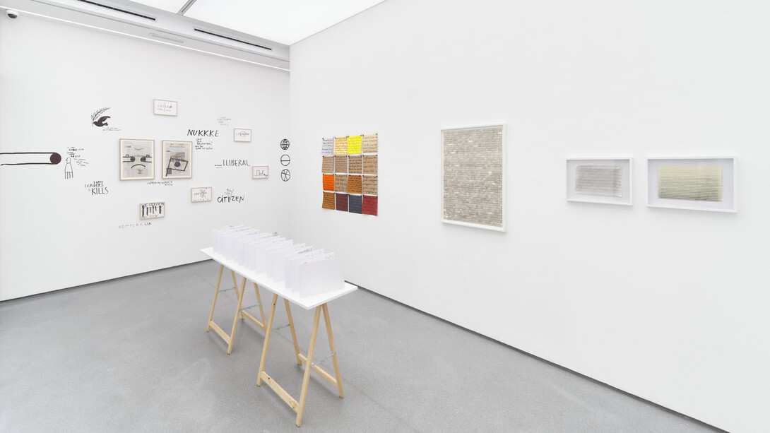 Drawing possibilities, vista de exhibición. Cortesía de 1 Mira Madrid