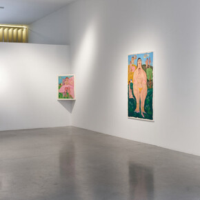 Francesca Perrone, A pelle viva ti vedo sparire, vista della mostra. Per gentile concessione della Prometeo Gallery