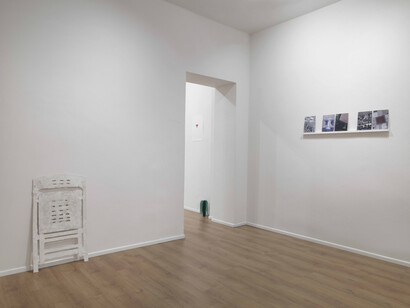 Le leggi dell'ospitalità. Veduta della mostra, Galleria P420, Bologna