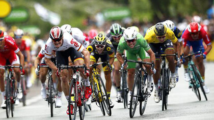 Lo sprint di Mark Cavendish