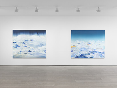 Elliott Green, Lost horizon, exhibition view. Courtesy of Miles McEnery Gallery