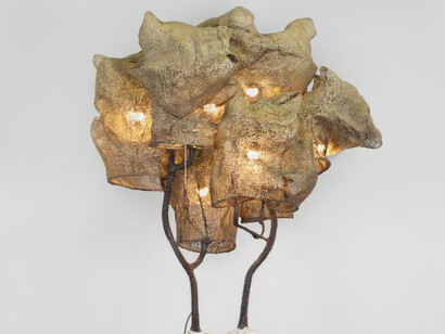 Nacho Carbonell, FLOOR LAMP CONCRETE BASE 5 | 2016. Courtesy of Carpenters Workshop Gallery