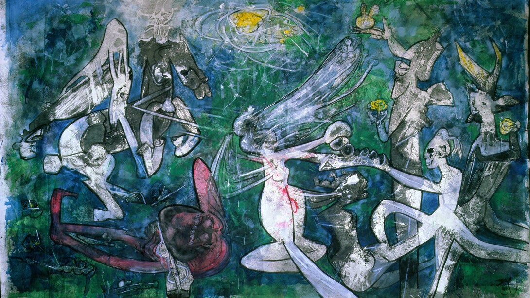 «Munda y desnuda, la libertad contra la opresión» (1986), Roberto Matta