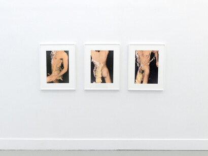 Curtice Taylor, Vintage underwater nudes, exhibition view. Courtesy of CLAMP