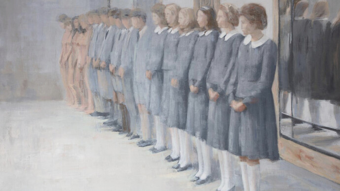 Morteza Khosravi, From Salo series in praise of Pasolini (detail). Courtesy of Leila Heller Gallery