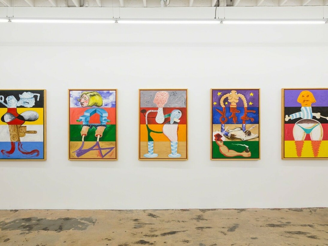 Ray Smith Studio, Exhibition view. Courtesy of Nina Johnson 