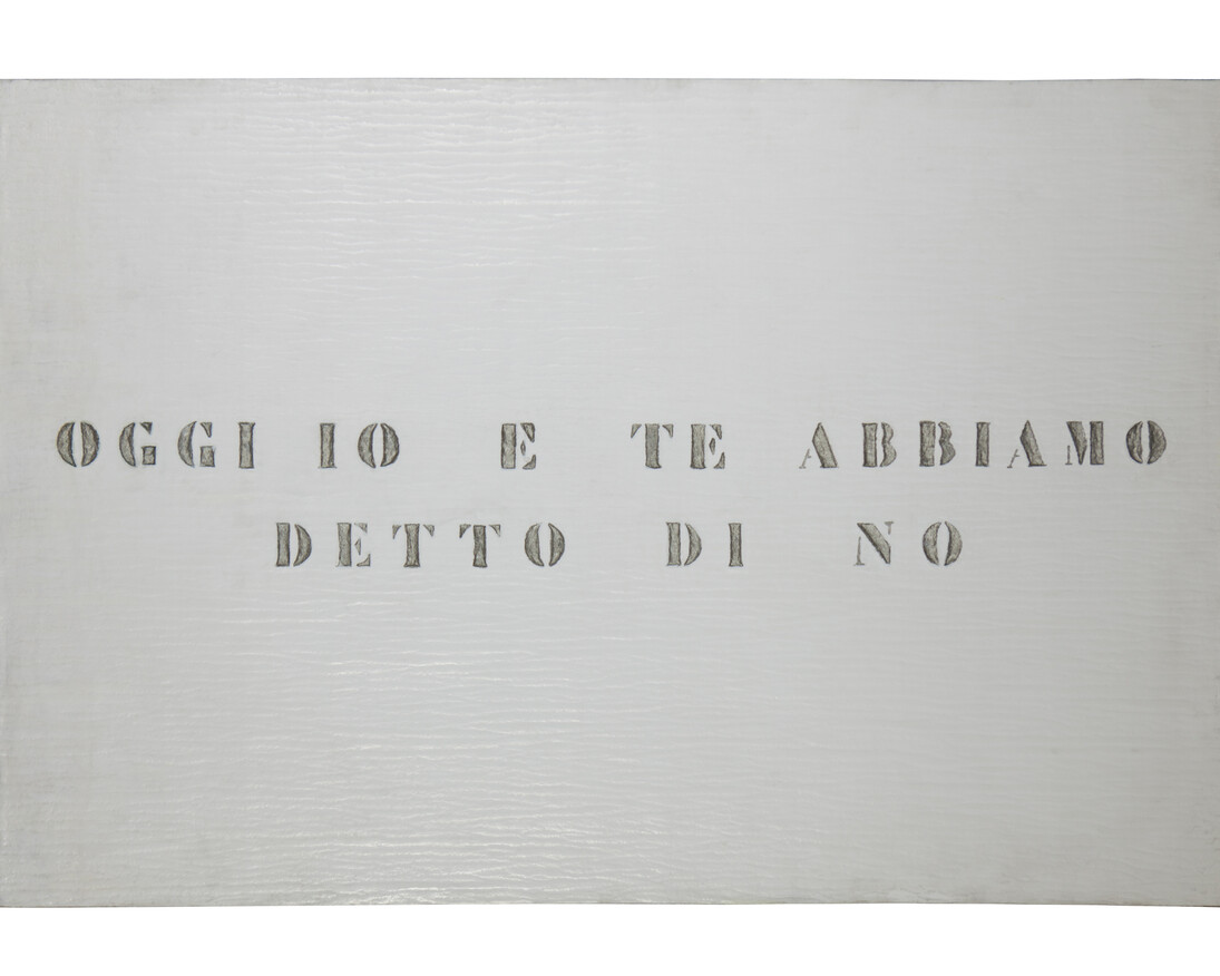 Vincenzo Agnetti. Courtesy of Palazzo Reale