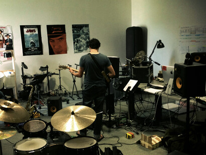 IKE in studio Fabrica. Photo by anonimo