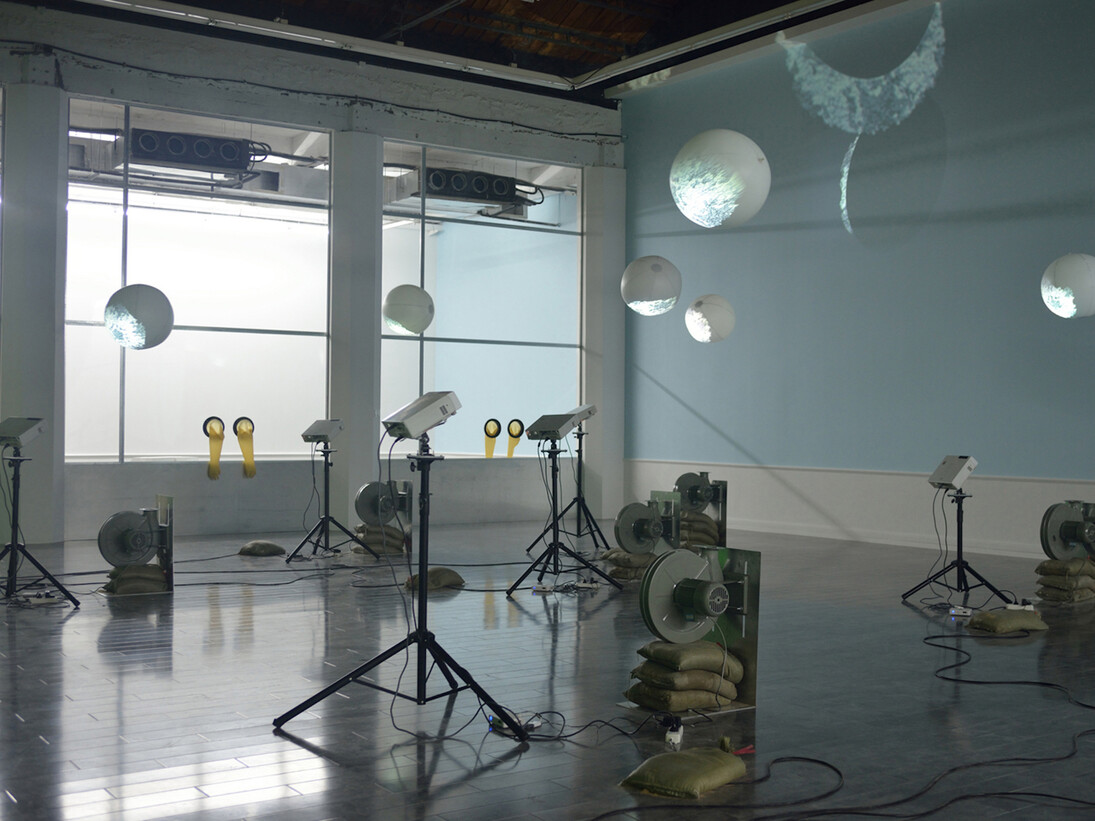 Nadim Abbas, Human Rhinovirus 14, 2016. 
Mixed media installation. Dimensions variable.
Image courtesy of the artist and Antenna Space.
