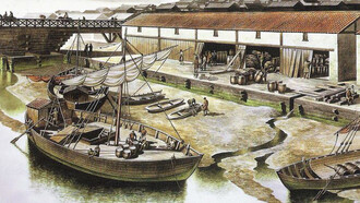 Attività lungo il Tamigi a Londinium