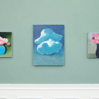 Nils Benson, Wonderland, 2023, installation view, photo by Daniel Sahlberg. Courtesy of the artist and The Lodge, LA