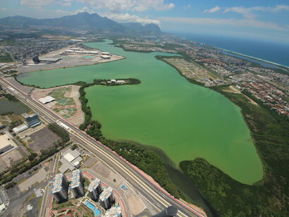 Degradação na Lagoa de Jacarepaguá