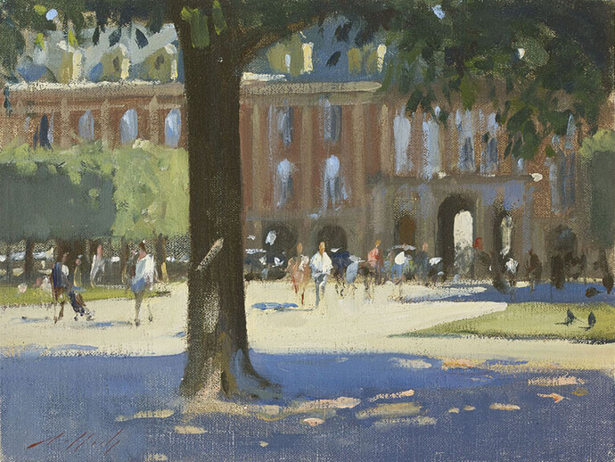 Paul Rafferty, Place Des Vosges, Morning Light
