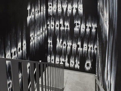 Gary Simmons. Courtesy of The Drawing Center