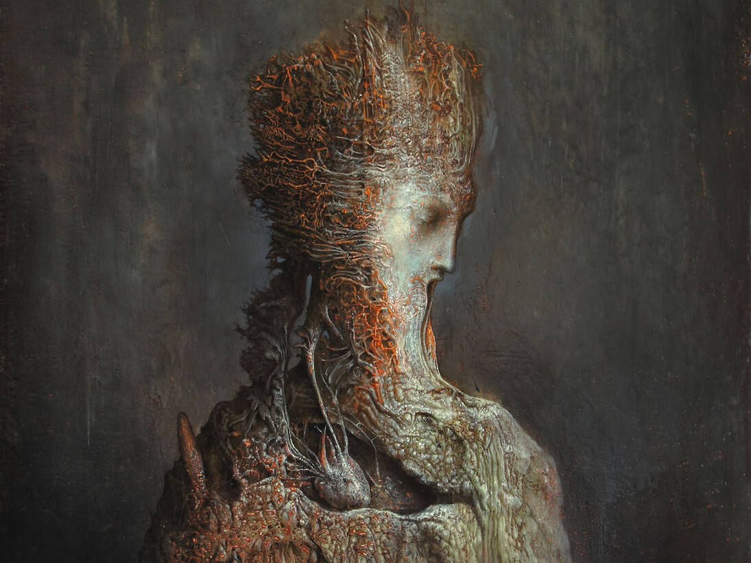 Agostino Arrivabene, Suesiki, 2016, olio su legno, cm 70x50. Courtesy of MAC