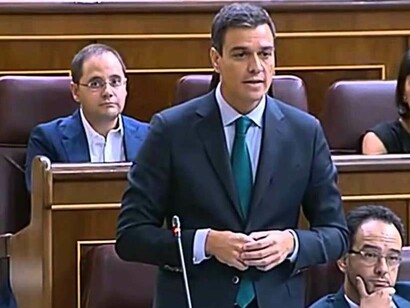 Pedro Sánchez en el Congreso de los Diputados