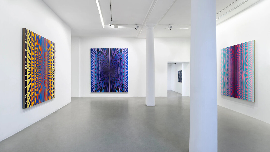 Brooklin A. Soumahoro, Let there be, exhibition view. Courtesy of Kamel Mennour Gallery