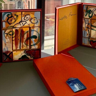 Giocetta Fioroni, Il futuro è uscito dal passato. Immagini e parole, vue de l'exposition. Avec l'aimable autorisation de la Galleria d'Arte Maggiore