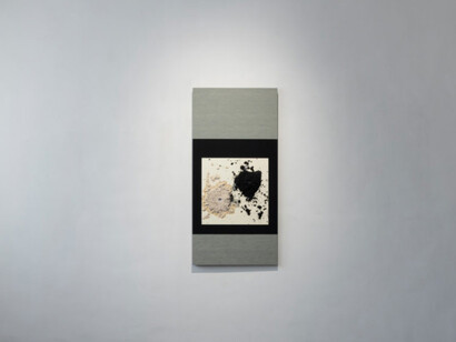 Bosco Sodi, Scroll paintings, exhibition view. Courtesy of Axel Vervoordt Gallery