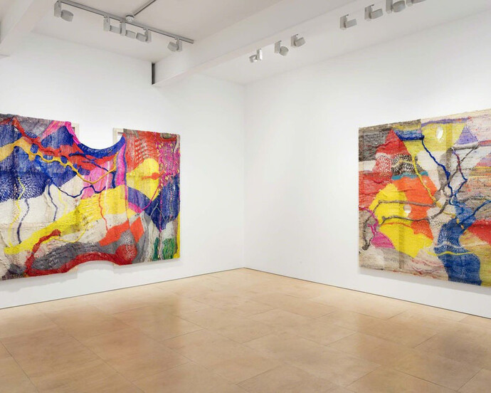 Channing Hansen, Exhibition view. Courtesy of Stephen Friedman Gallery