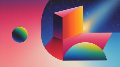 Flows of energy and matter intertwine, visualizing the dynamic balance underlying technological evolution