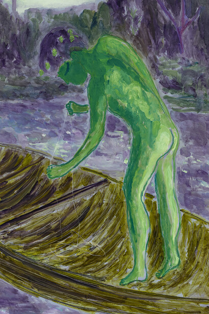 Grgur Akrap, Harmony in green (detail), 2025. Courtesy of the Hole