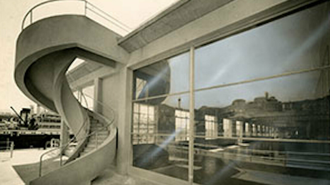 Studio Marconi, Stazione marittima Andrea Doria a Genova (architetto L. Vietti), 1932 ca., Mart, Archivio del ʼ900, Fondo Figini-Pollini