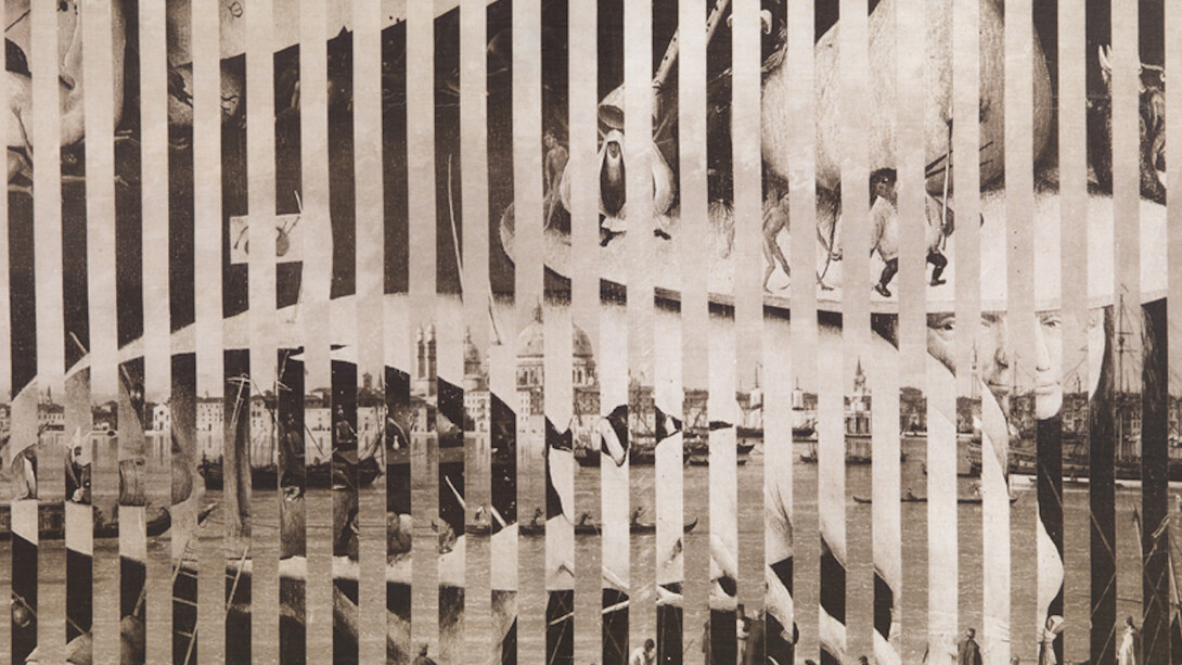 3_Jiri Kolár (1914-2002), Ricordo di Venezia, 1969, emulsione fotografica su tela, Collezione Mauro Stefanini, Galleria Open Art, Prato. Courtesy of Galleria Civica di Modena