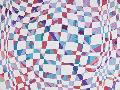 Trial No. 133, When Your Soul Got Mixed with Mine, 2016, acrylic on canvas, 185 x 250 cm. Courtesy of Ayyam Gallery