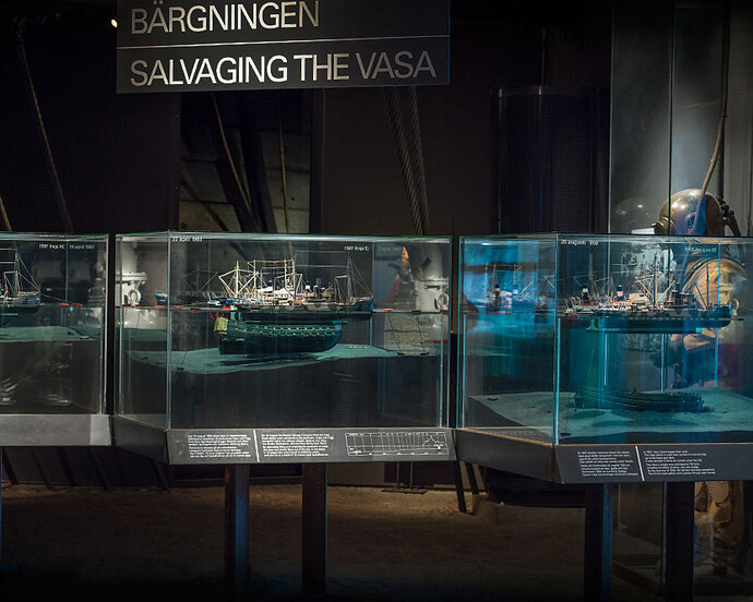The Salvaging. Courtesy of The Vasa Museum 