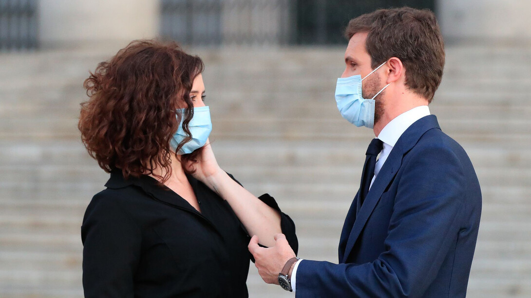 Isabel Díaz Ayuso y Pablo Casado