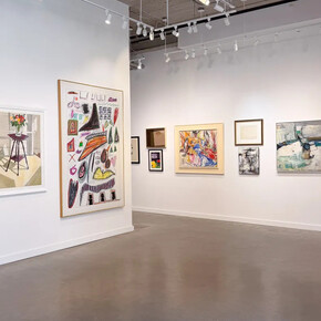 Various artists, Making space: American women artists and the century of change, exhibition view. Courtesy of Lincoln Glenn Gallery