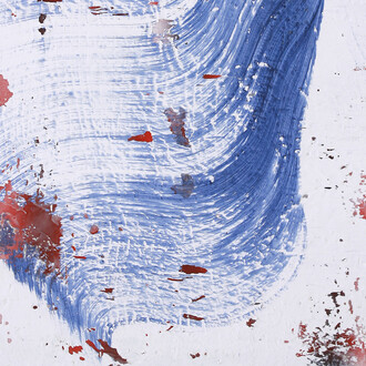 Ferran Gisbert, Sign (detail), Acryclic wall painting removed and transferred to canvas, 100 x 80 cm