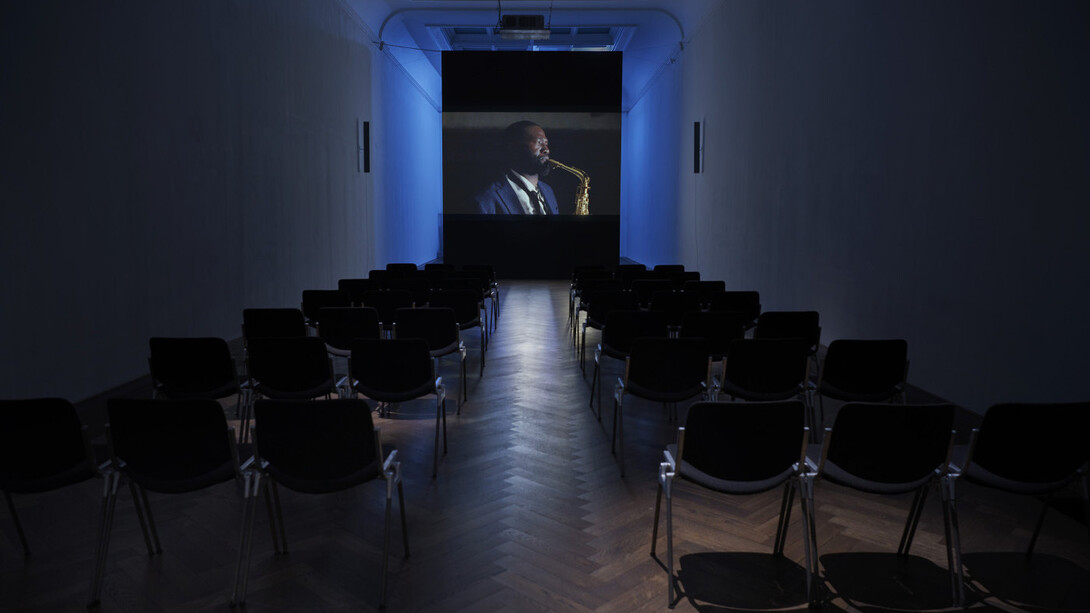 Valentin Noujaïm, Pantheon, vue d’exposition. Avec l’aimable autorisation de la Kunsthalle Basel