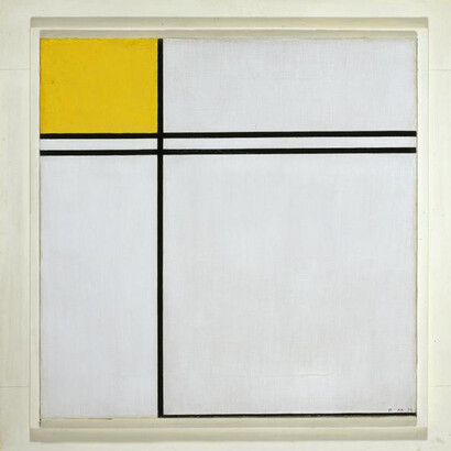 Piet Mondrian
Composition with Double Line and Yellow, 1932