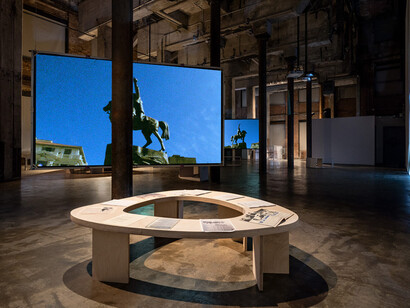 Carmen Amengual, A non-coincidental mirror, exhibition view. Courtesy of Smack Mellon 