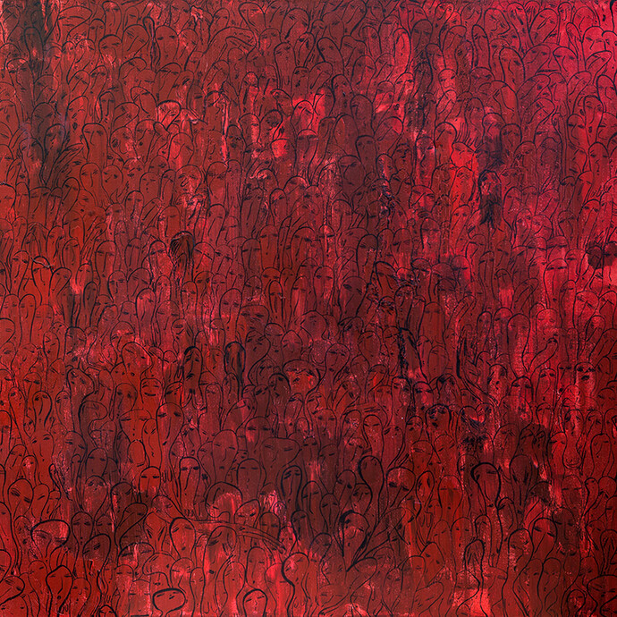 Zoey Zhao, 'Citizen', Ink and Acrylic on Canvas