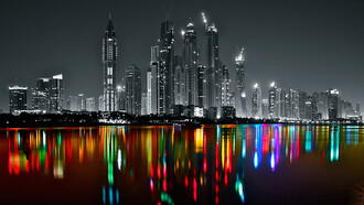 Art Dubai Marina Skyline PLATUX Photo Art - Logo