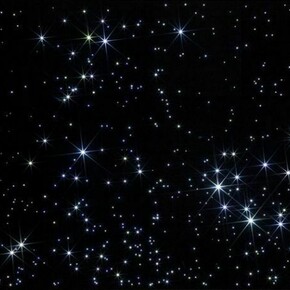 Angela Bulloch,ight Sky: Aquarius Pegasus. 12, 2012, LED-Installation, felt, aluminium profiles, cables, 200 x 267 cm