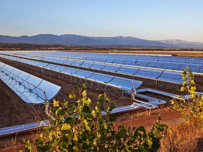 Morocco concentrated solar power plant