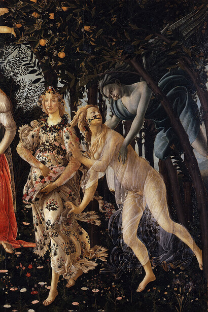 Sandro Botticelli, La primavera, c. 1480-1485 (detalle)