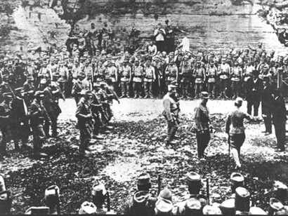 Battisti viene consegnato si suoi carnefici