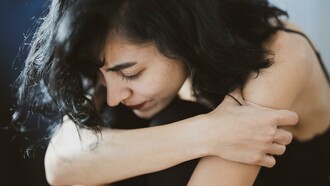 Woman feeling stressed 