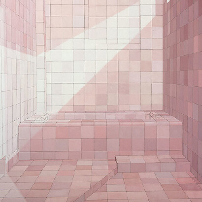 Adriana Varejão, A diva (The diva), 2016, Oil on canvas, 104 5/16 × 86 5/8 inches (265 × 220 cm) © Adriana Varejão. Photo by Vicente de Mello