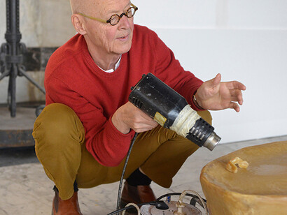 Wolfgang Laib, Somewhere else presso Chiesa della Spina. Foto di Nicola Gronchi