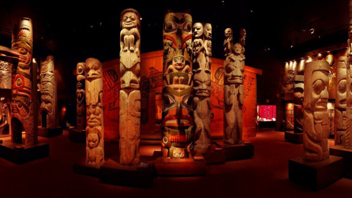 First Peoples Gallery. Courtesy of Royal BC Museum