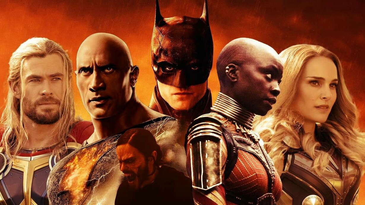 The squad of Marvel and DC characters that have graced the silver screen