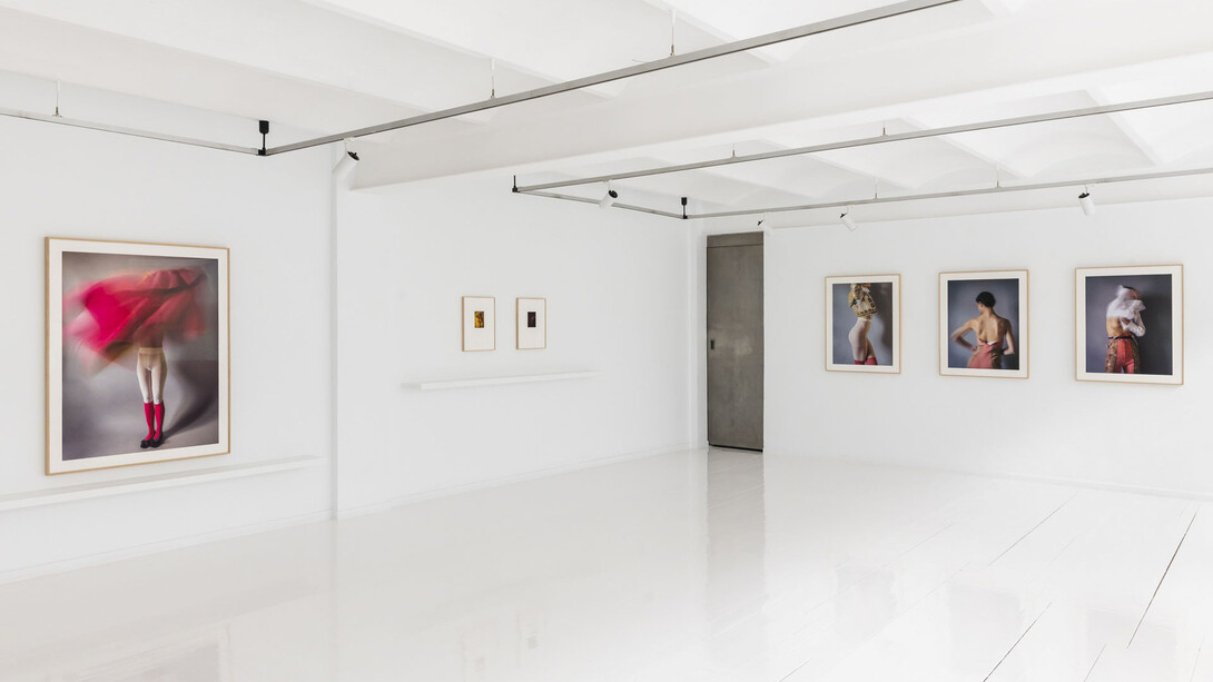 Xènia Fuentes, La piel y el oro (The skin and the gold), exhibition view. Courtesy of Alzueta Gallery